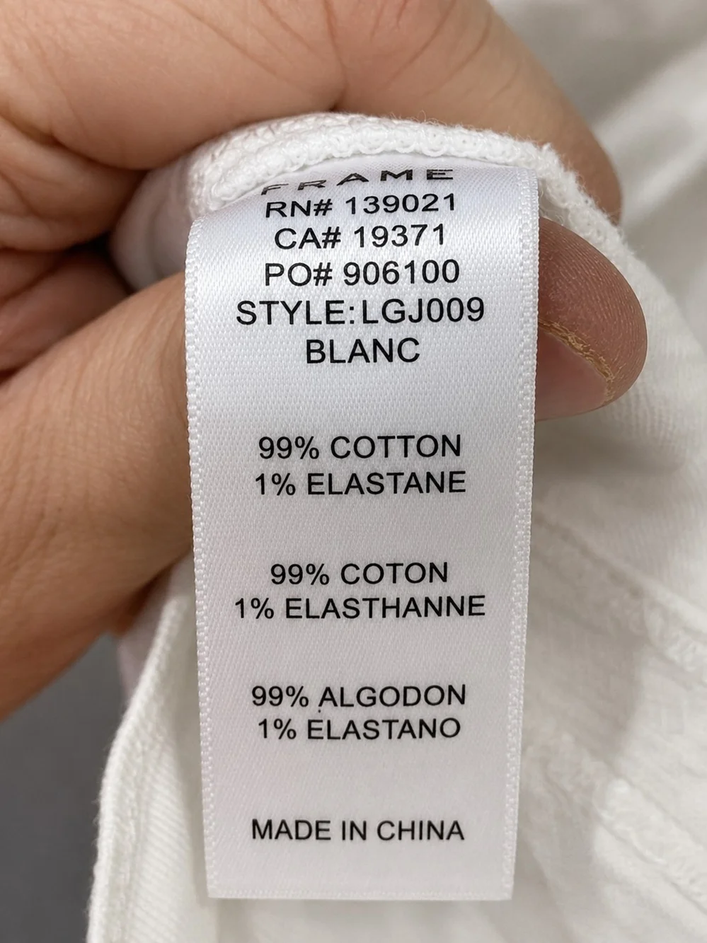 Frame Denim Off-White High-Rise Skinny Jeans Size 29